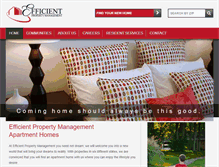 Tablet Screenshot of efficientcorporate.com